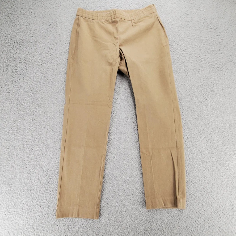 J.Jill Pants Womens 8 Petite Tan Precision Stretch Ankle Straight Comfort